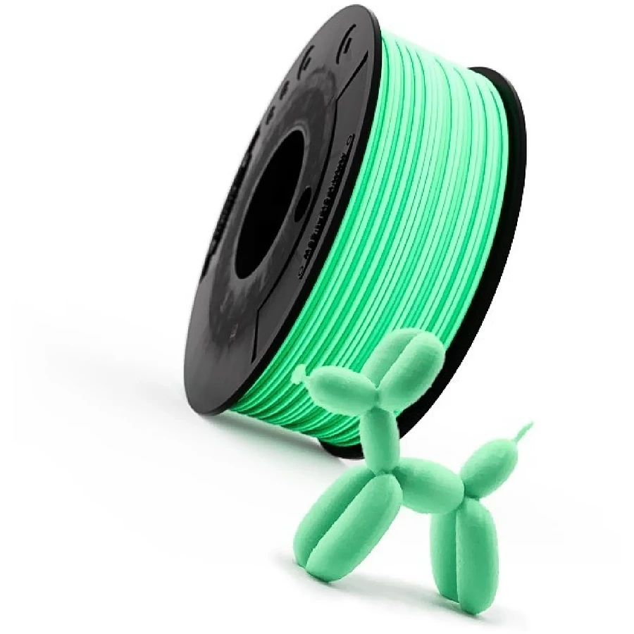 Filament 3D Recreus FilaFlex 82A ORIGINAL bleu cyan (aqua) 1,75 mm 0,25kg