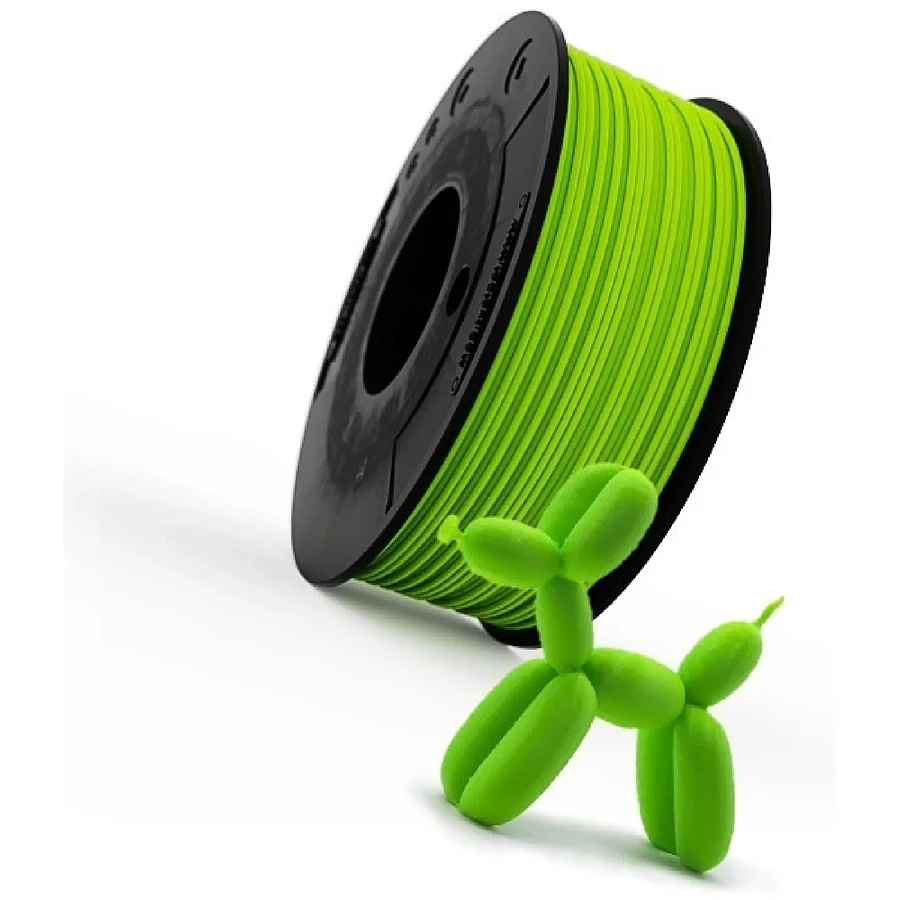 Filament 3D Recreus FilaFlex 82A ORIGINAL vert pomme (green) 1,75 mm 0,25kg