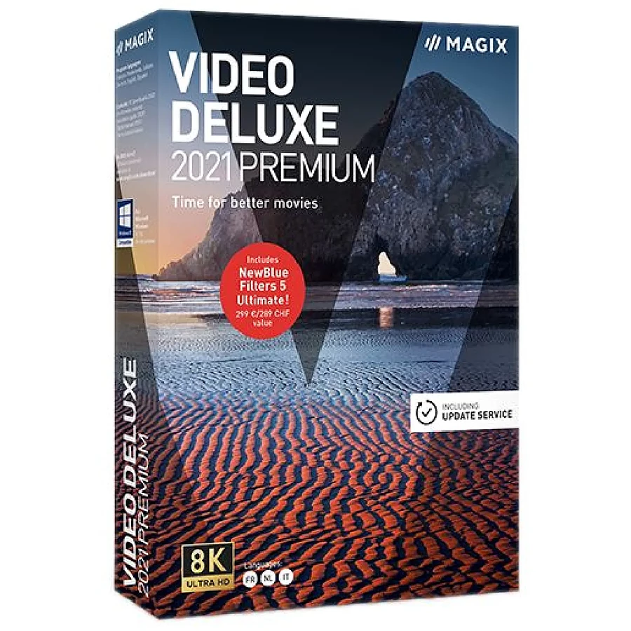 Logiciel image et son Magix Vidéo deluxe Premium - Licence perpétuelle - 1 poste - A télécharger