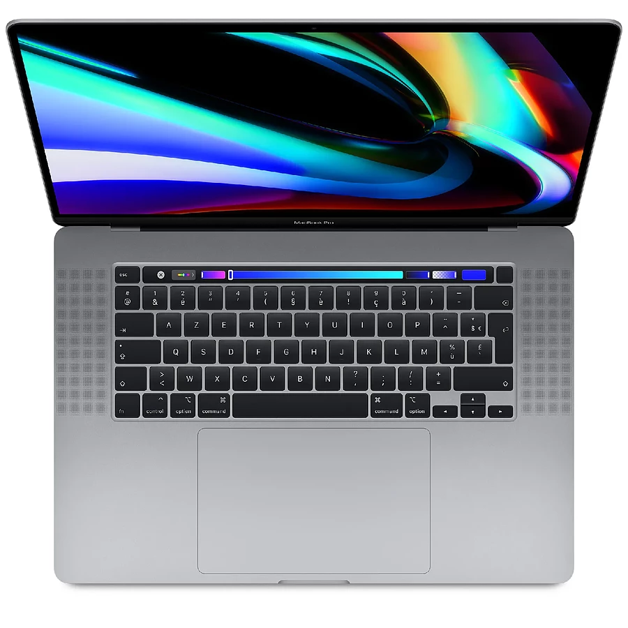 MacBook reconditionné Apple MacBook Pro Touch Bar 16 " - 2,4 Ghz - 32 Go - 1000 Go SSD - Gris sidéral - Intel UHD Graphics 630 and AMD Radeon Pro 5600M (2019) · Reconditionné