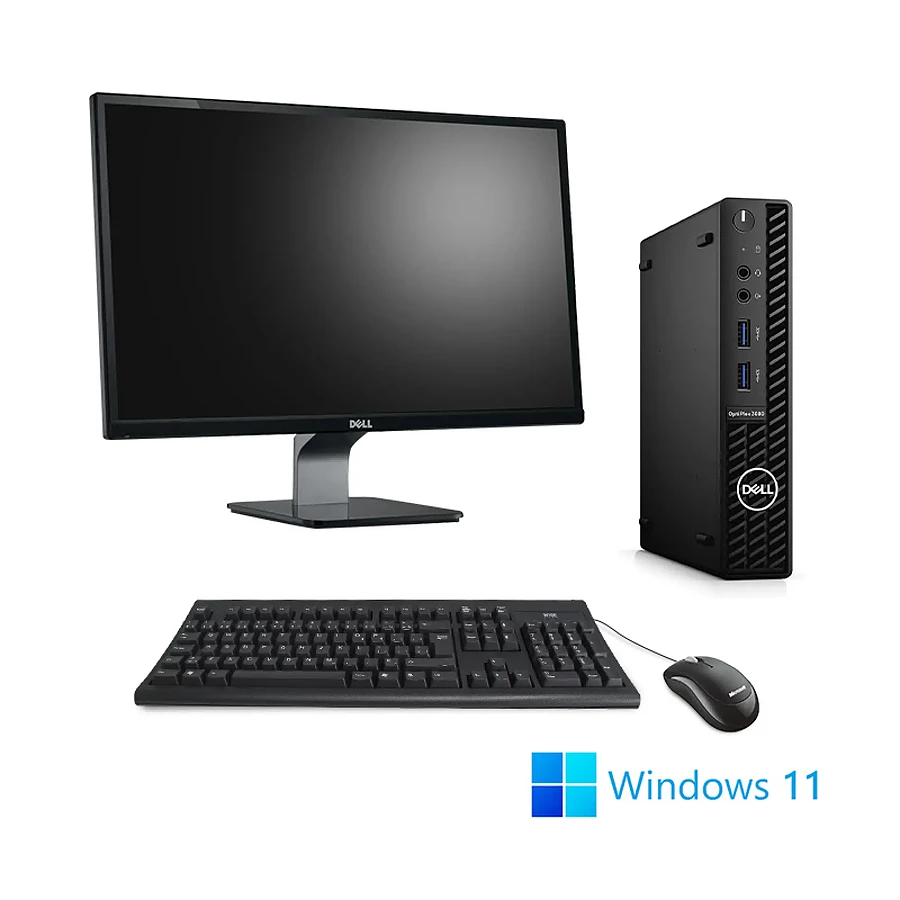 PC de bureau reconditionné Pack Dell OptiPlex 3080 Micro (Dell30683) · Reconditionné