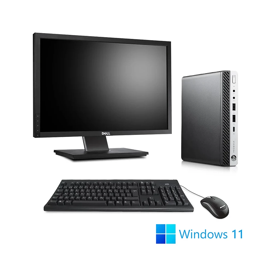 PC de bureau reconditionné Pack HP ProDesk 600 G4 DM (HP31619) · Reconditionné