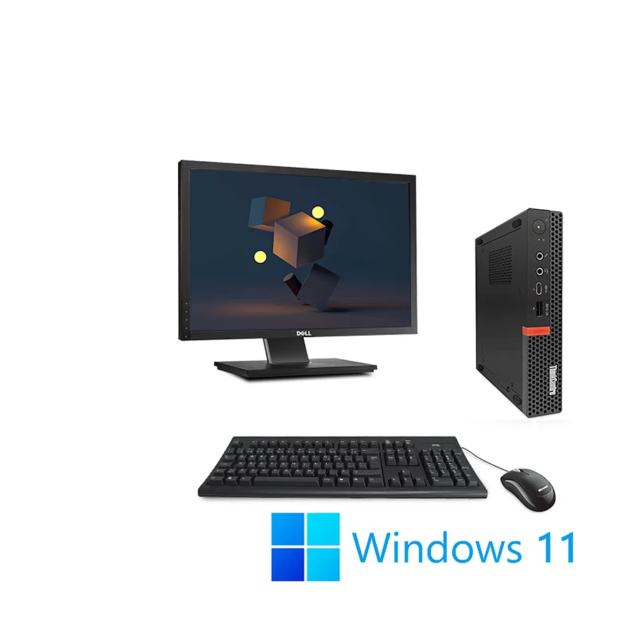 PC de bureau reconditionné Pack Lenovo ThinkCentre M720Q Tiny (Lenovo29220) · Reconditionné