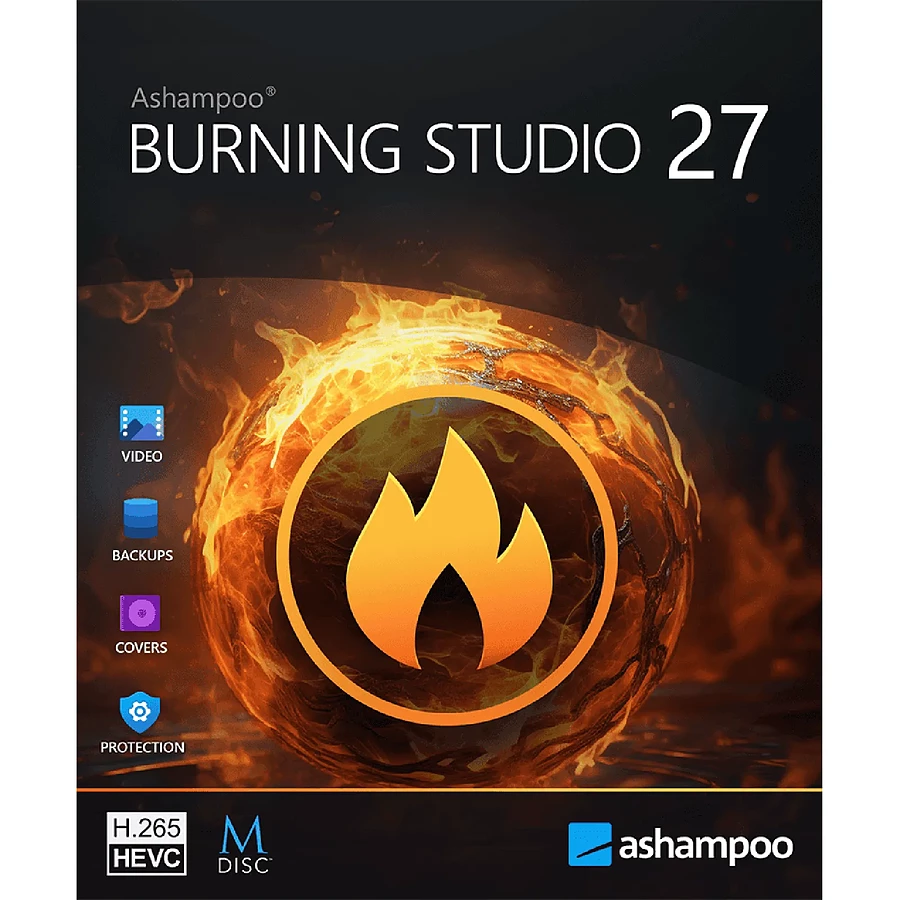 Logiciel utilitaire Ashampoo Burning Studio 27