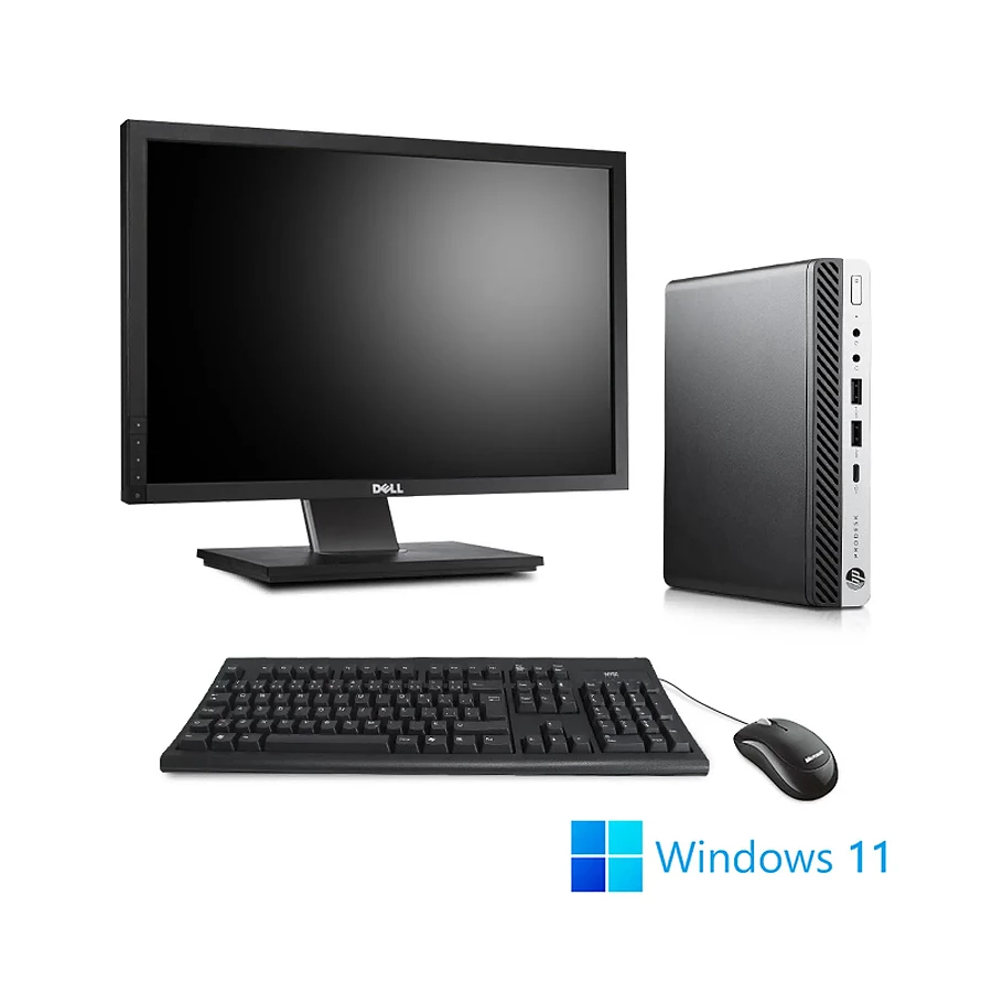 PC de bureau reconditionné Pack HP ProDesk 600 G4 DM (HP32742) · Reconditionné