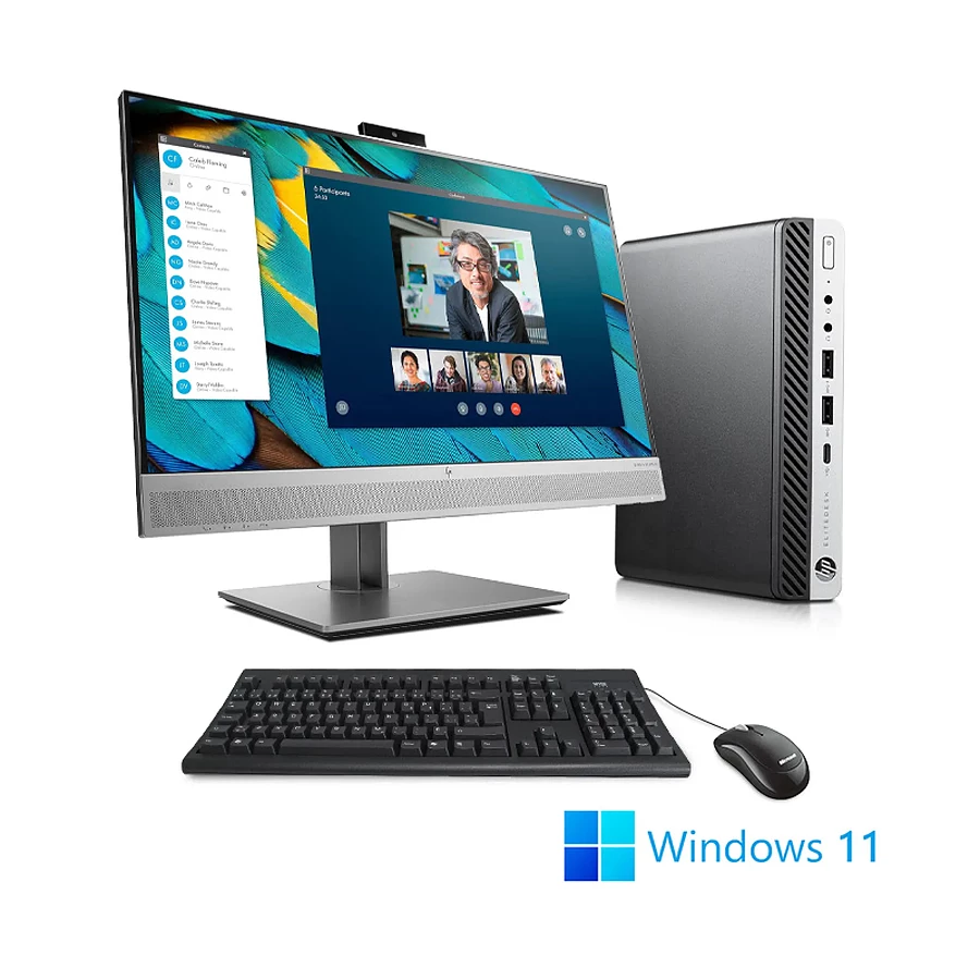 PC de bureau reconditionné Pack HP ProDesk 600 G4 DM (HP32743) · Reconditionné