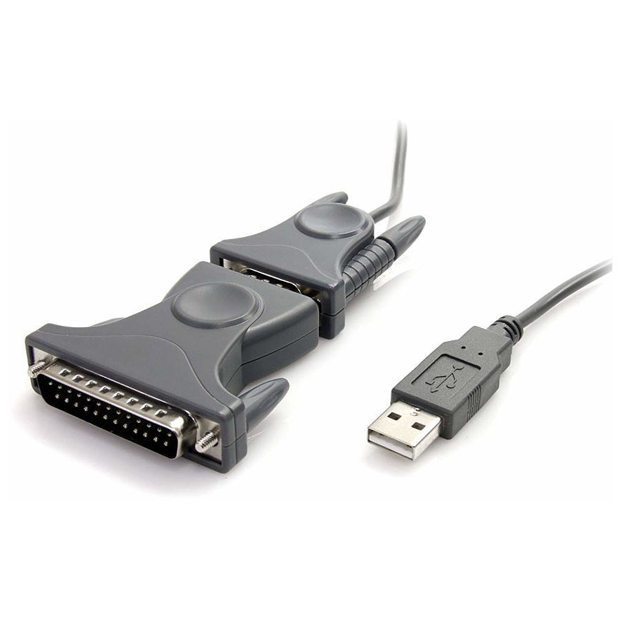 StarTech.com Câble USB 2.0 / DB9 et DB25 (série RS232) - 0,9m - Câble USB  Générique sur