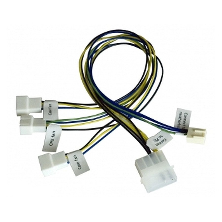 Câble d'alimentation Akasa Câble Molex / 3 ventilateurs PWM - 30 cm