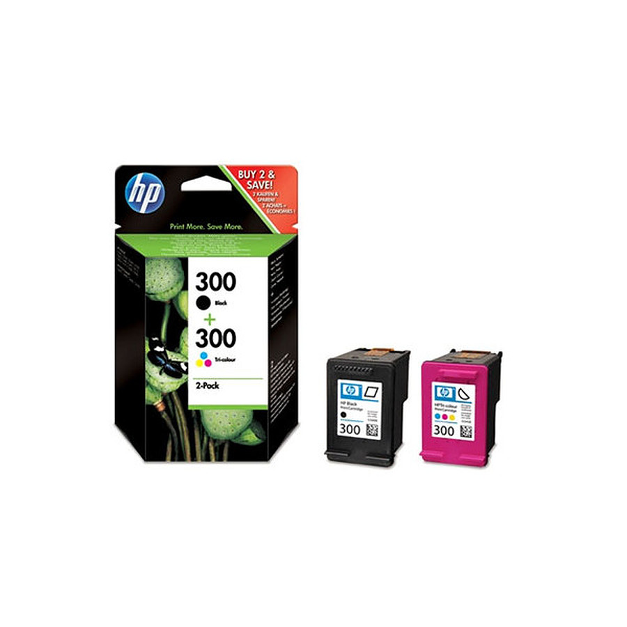 Cartouche d'encre HP Combo Pack n°300 (CN637EE) - Cartouche d'encre
