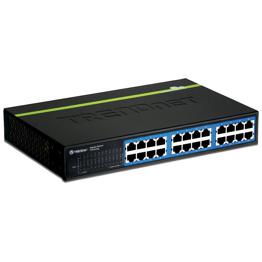Switch et Commutateur TrendNet TEG-S24DG - Switch 24 port Gigabit compact