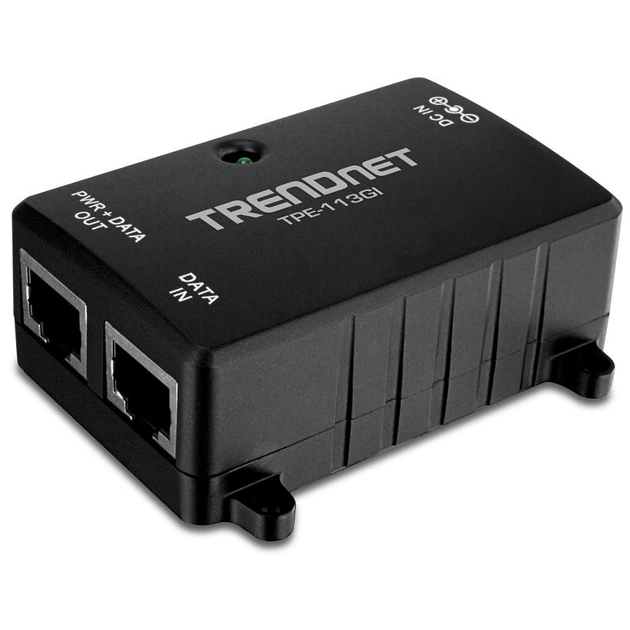 Switch et Commutateur TrendNet Injecteur PoE Gigabit TPE-113GI