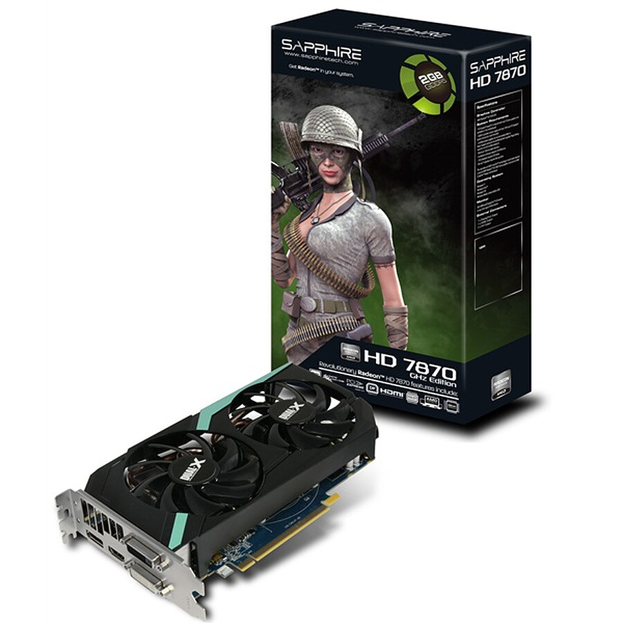 Sapphire Radeon Hd 7870 Ghz Edition 2 Go Carte Graphique Sapphire Sur Materiel Net Oop