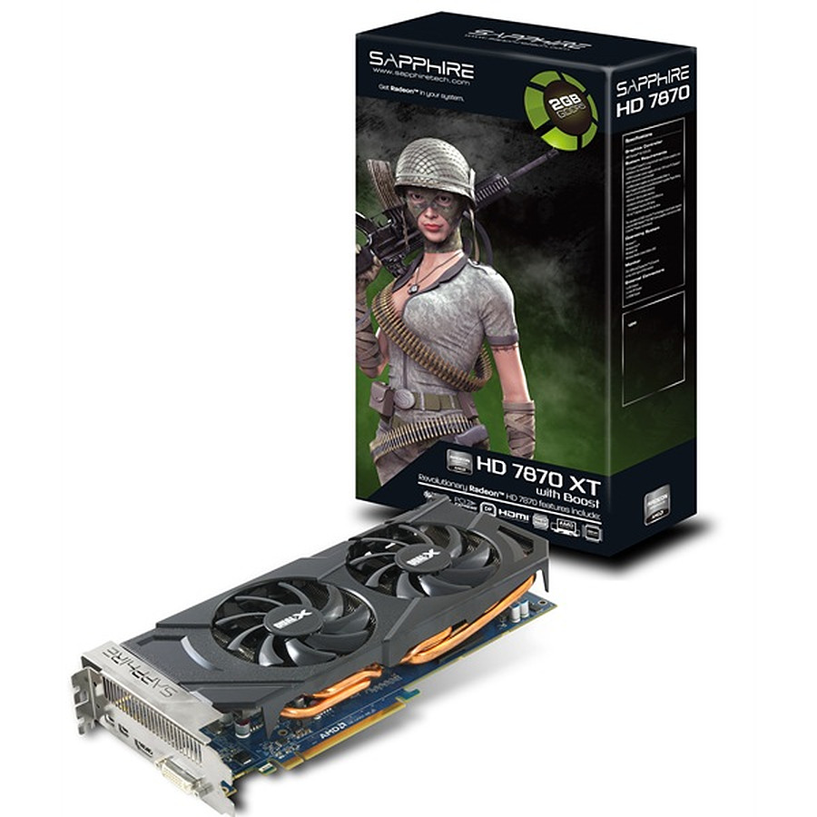 Sapphire Radeon Hd 7870 Xt With Boost 2 Go Carte Graphique Sapphire Sur Materiel Net Oop