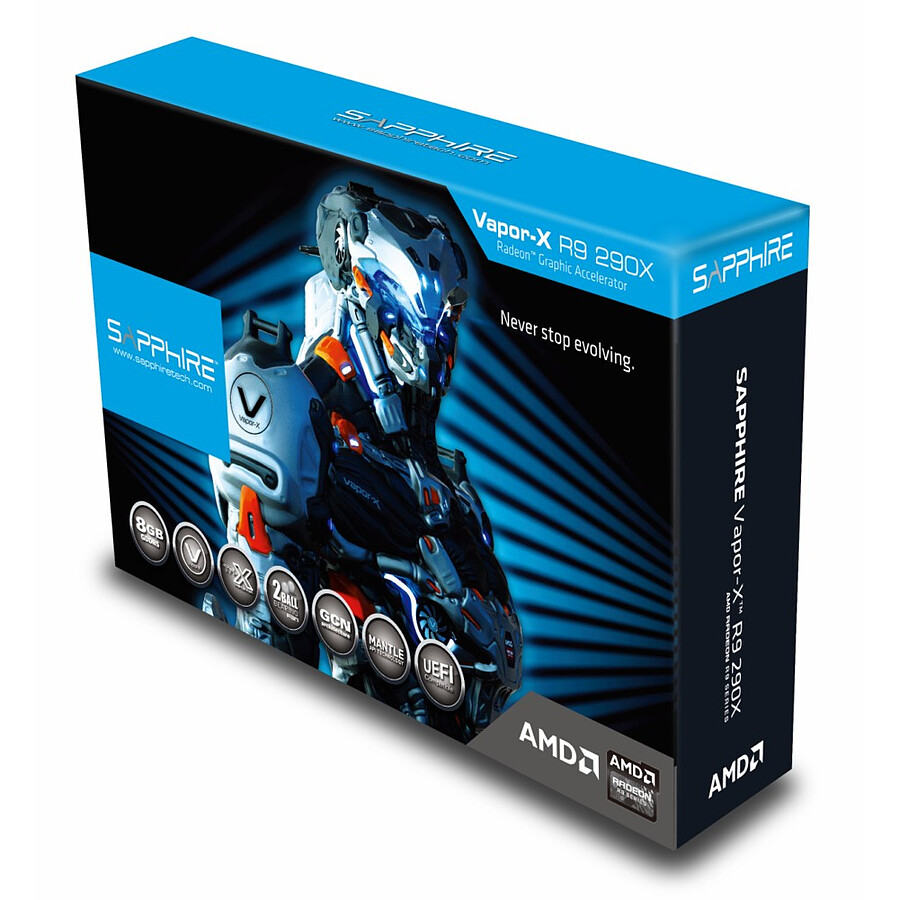 Sapphire Radeon R9 290x Vapor X 8 Go Uefi Carte Graphique Sapphire Sur Materiel Net Oop Sapphire Radeon R9 290x Vapor X 8 Go Uefi Carte Graphique Sapphire Sur Materiel Net Oop