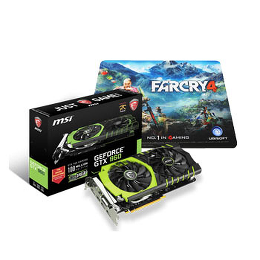 Msi Geforce Gtx 960 Gaming 100me Ed Limitee 2 Go Carte Graphique Msi Sur Materiel Net Oop