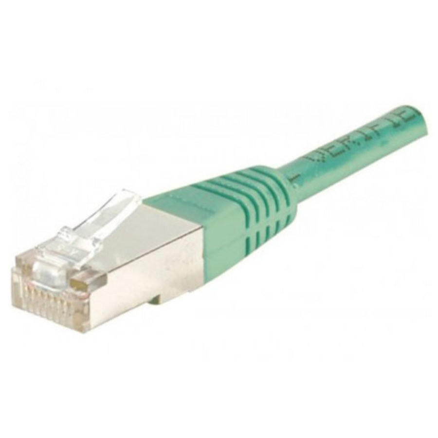 Câble RJ45 Cable RJ45 Cat 6 FTP (vert) - 5 m