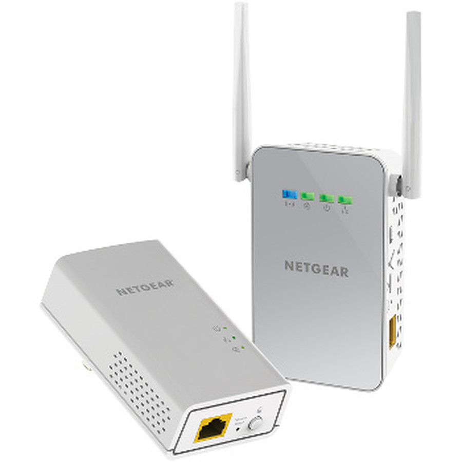 CPL Netgear PLW1000 - Pack de 2 CPL 1000 + Wifi