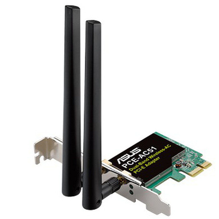 Asus PCE-AC51 - Carte PCI-E Wifi AC750 - Carte réseau ASUS sur