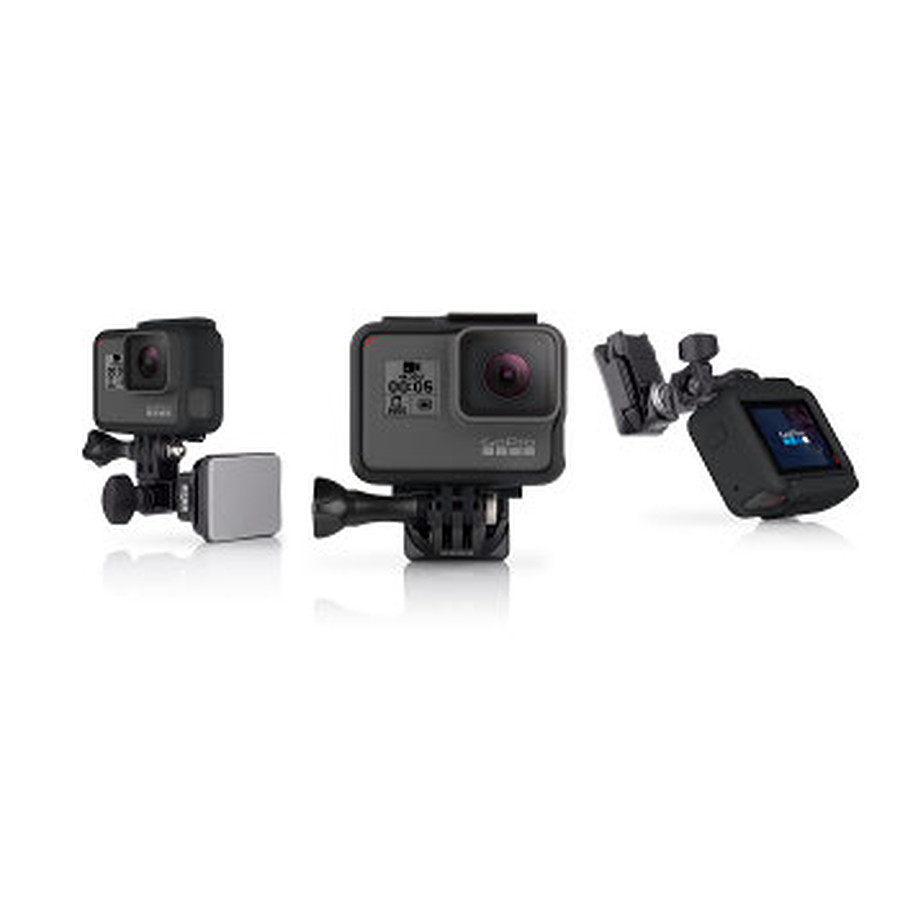 GoPro Fixation latérale et frontale pour casque - Accessoires caméra sport  GoPro sur
