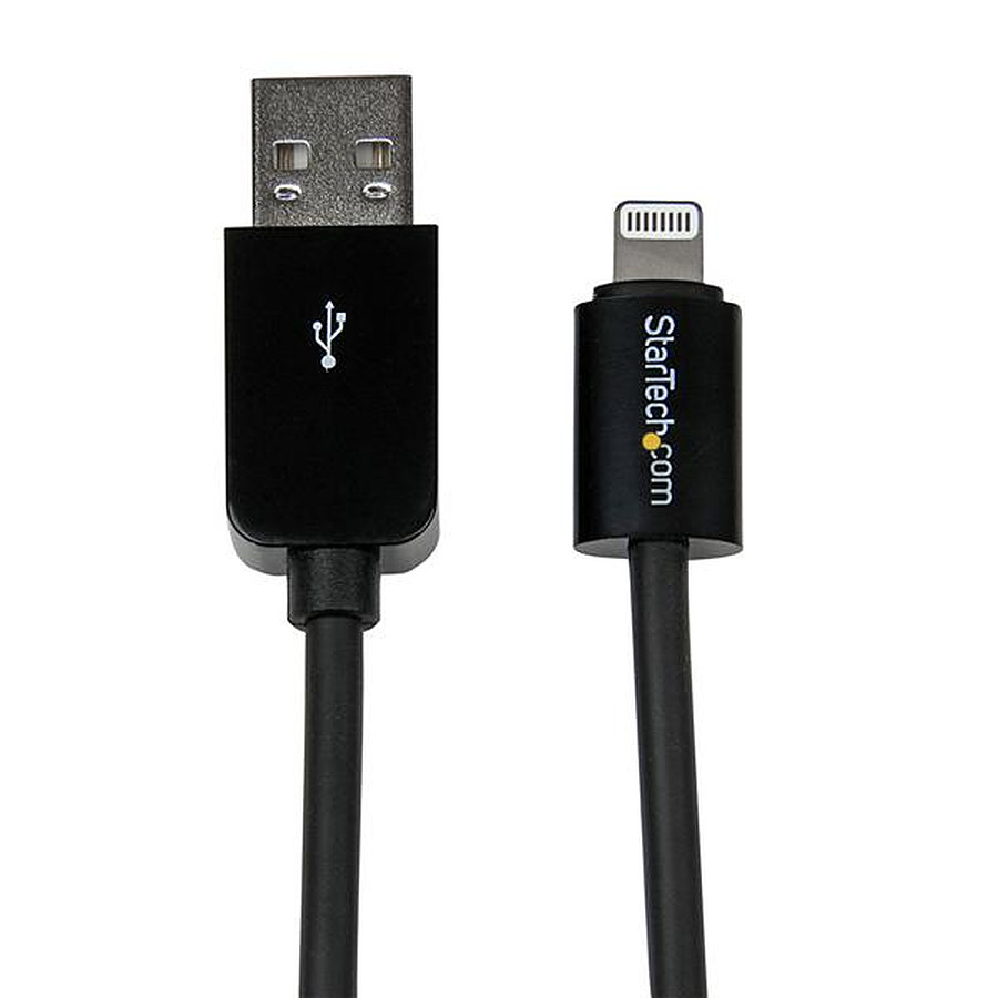 StarTech.com Cable Apple Lightning vers USB de 3m - Noir - Adaptateurs et  câbles StarTech.com sur