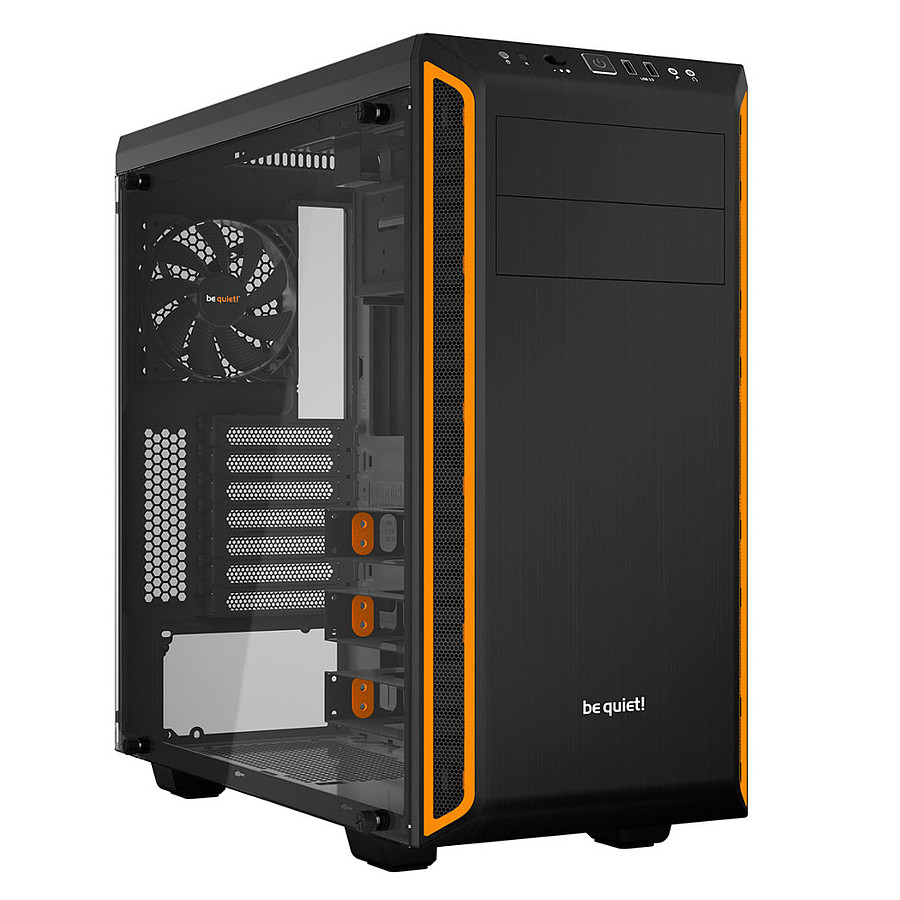Boîtier PC be quiet! Pure Base 600 Window - Noir/Orange