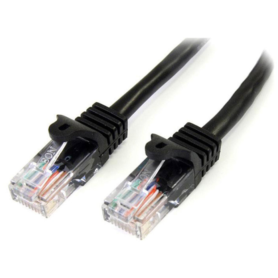 Câble RJ45 StarTech.com Câble Ethernet RJ45 Cat 5e UTP Noir - 5 m
