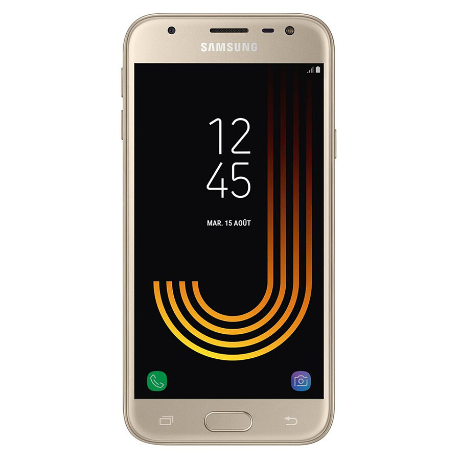 Smartphone reconditionné Samsung Galaxy J3 2017 (or) - 2 Go - 16 Go · Reconditionné
