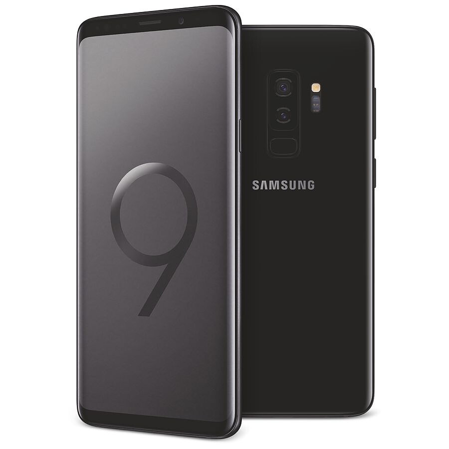 Smartphone reconditionné Samsung Galaxy S9+ (noir carbone) - 6 Go - 64 Go · Reconditionné