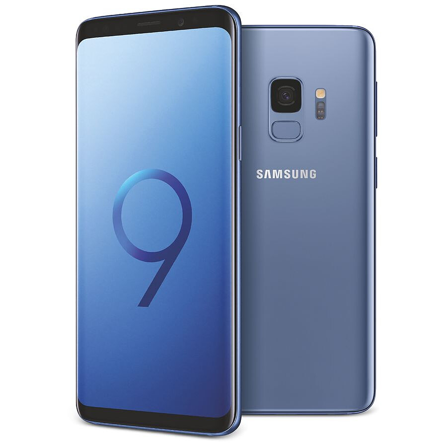 Smartphone reconditionné Samsung Galaxy S9 (bleu corail) - 4 Go - 64 Go · Reconditionné