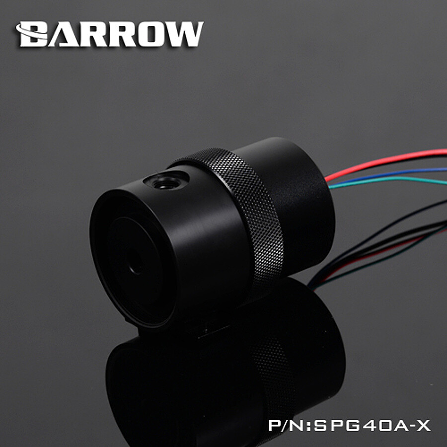 Watercooling Custom BARROW SPG40A-X - POMPE 18W CARENÉE NOIR / NOIR