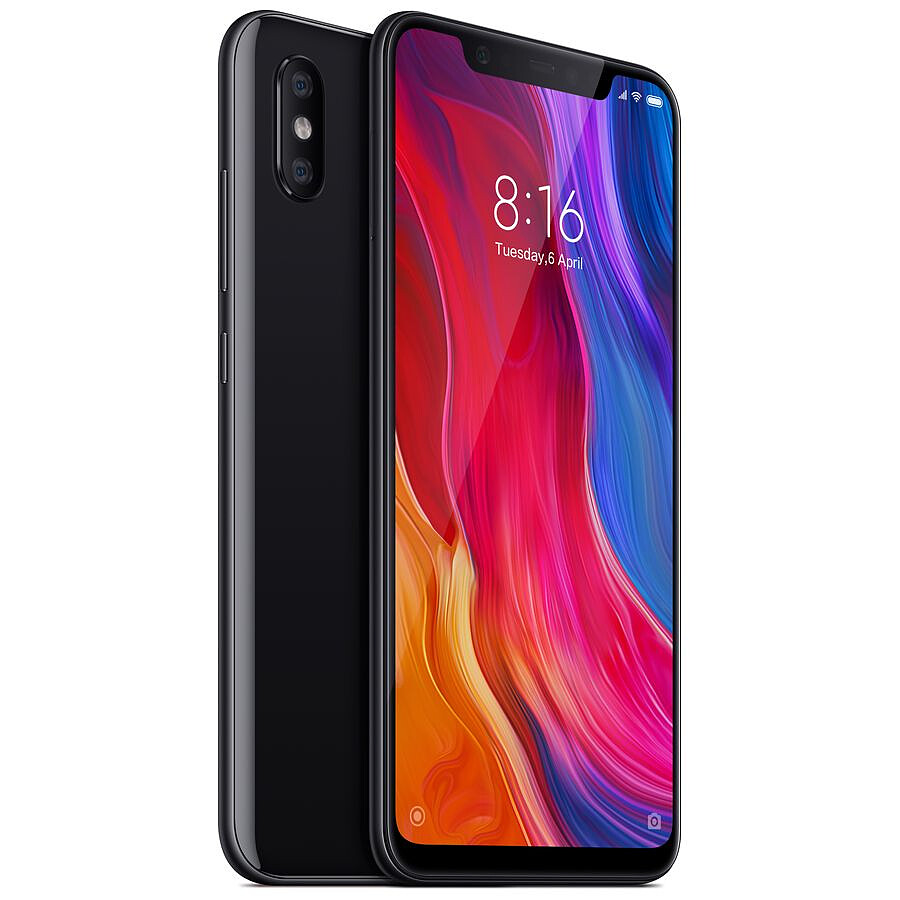 Smartphone reconditionné Xiaomi Mi 8 (noir) - 64 Go · Reconditionné