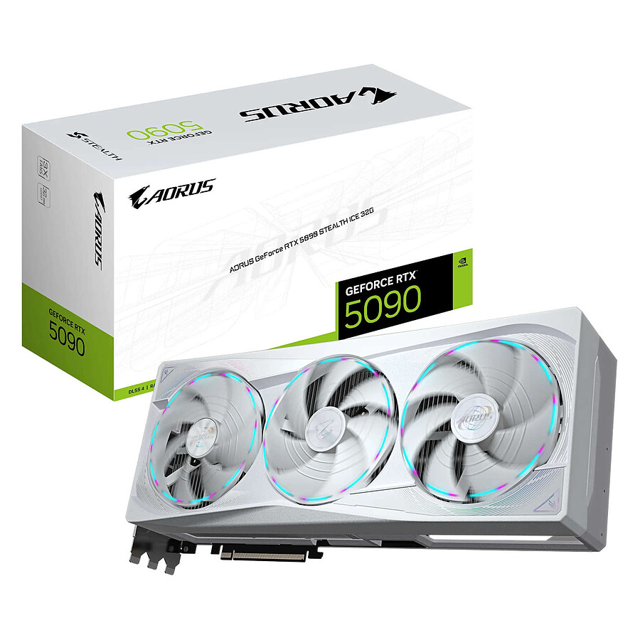 Gigabyte AORUS GeForce RTX 5090 STEALTH ICE 32G