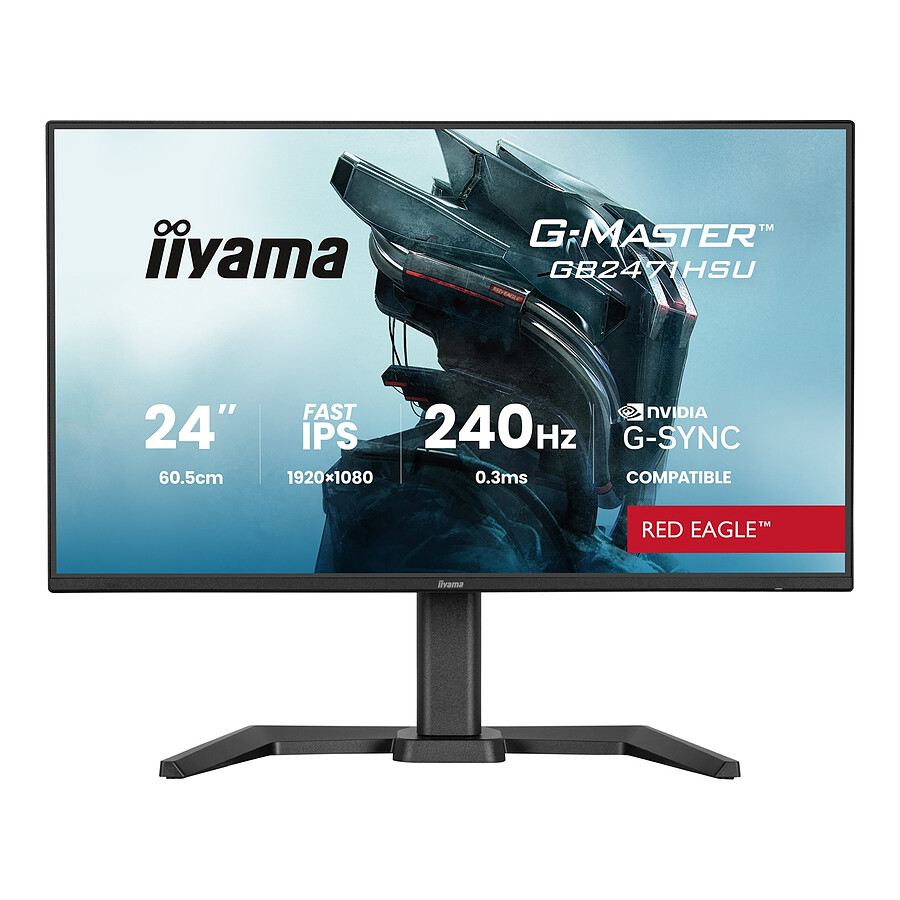 iiyama G-Master GB2471HSU-B1 Red Eagle - Noir