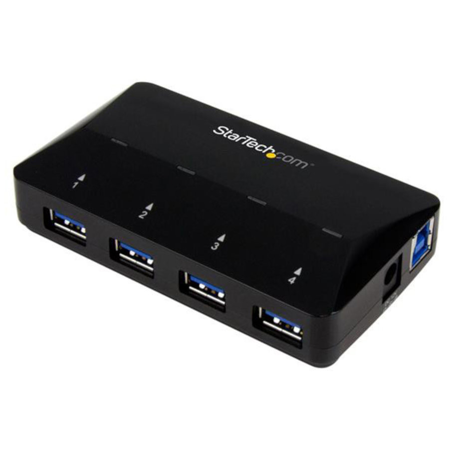Câble USB StarTech.com Hub USB 3.0 à 4 ports + port dédié à la charge