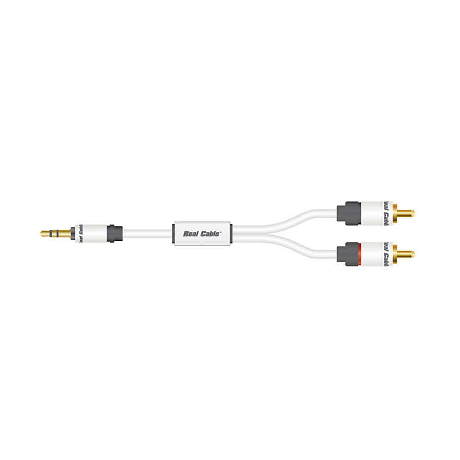 Câble RCA Real Cable Câble audio Jack 3,5mm / 2 RCA - 1,5 m