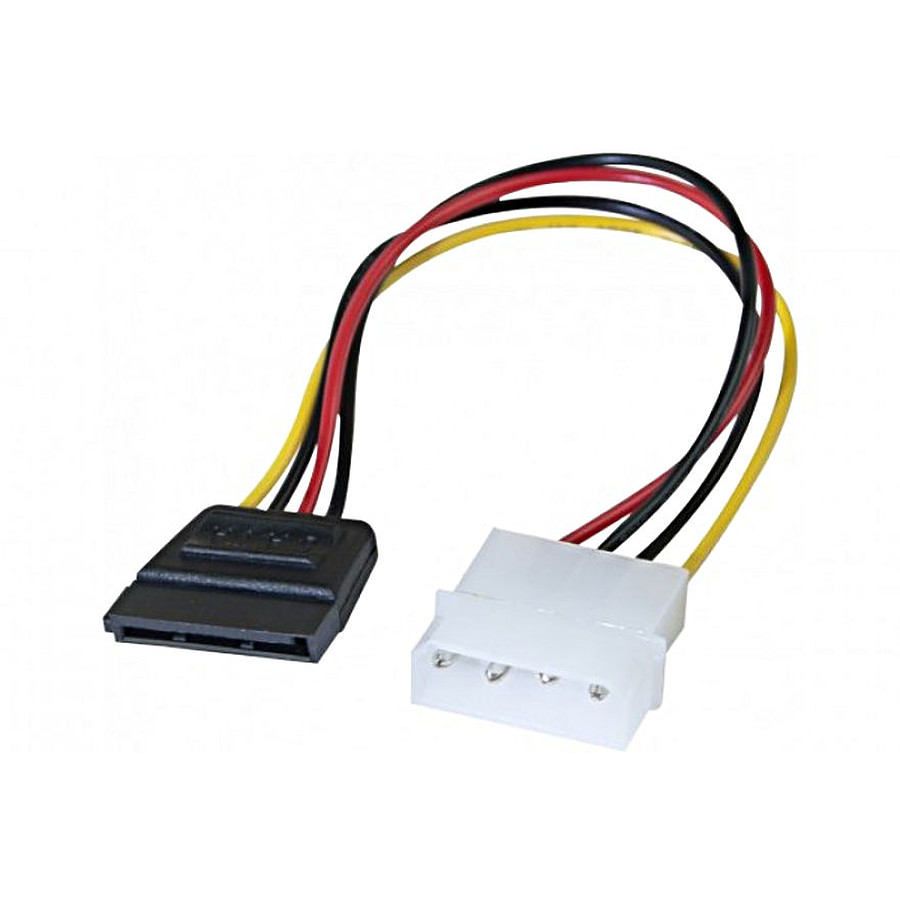 Câble d'alimentation Adaptateur SATA / Molex - 15 cm