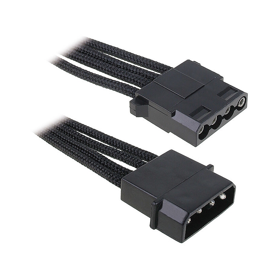 Câble d'alimentation BitFenix Alchemy Rallonge Molex Noir - 45 cm