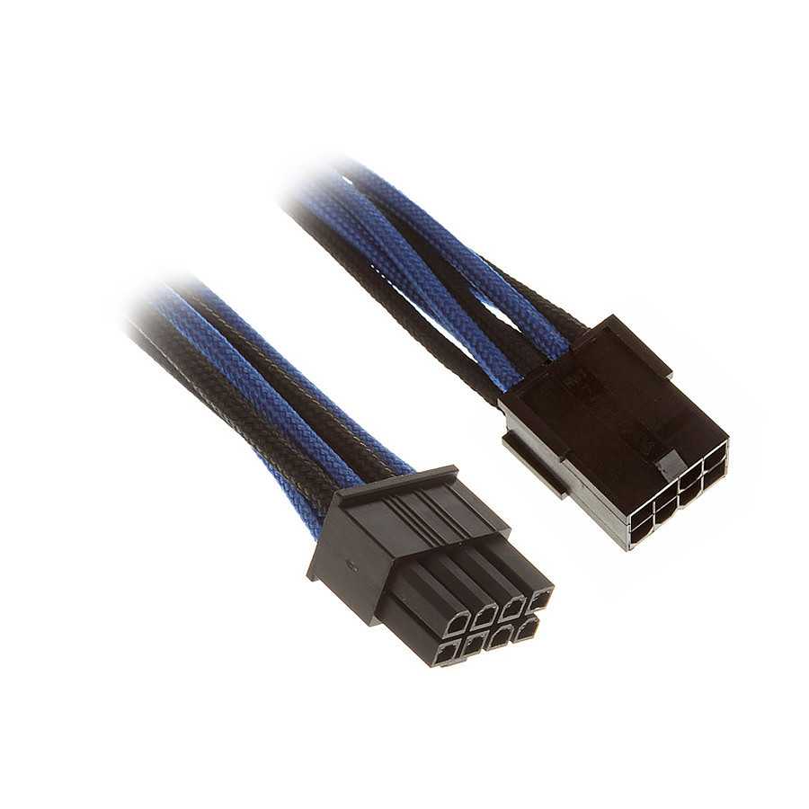 Câble d'alimentation BitFenix Alchemy Rallonge Bleu/Noir PCI-E 8 broches
