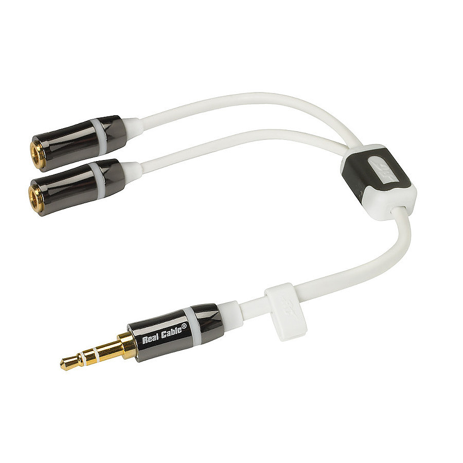 Adaptateur audio Real Cable Dédoubleur audio iPlug J35M2F - 0,20 m