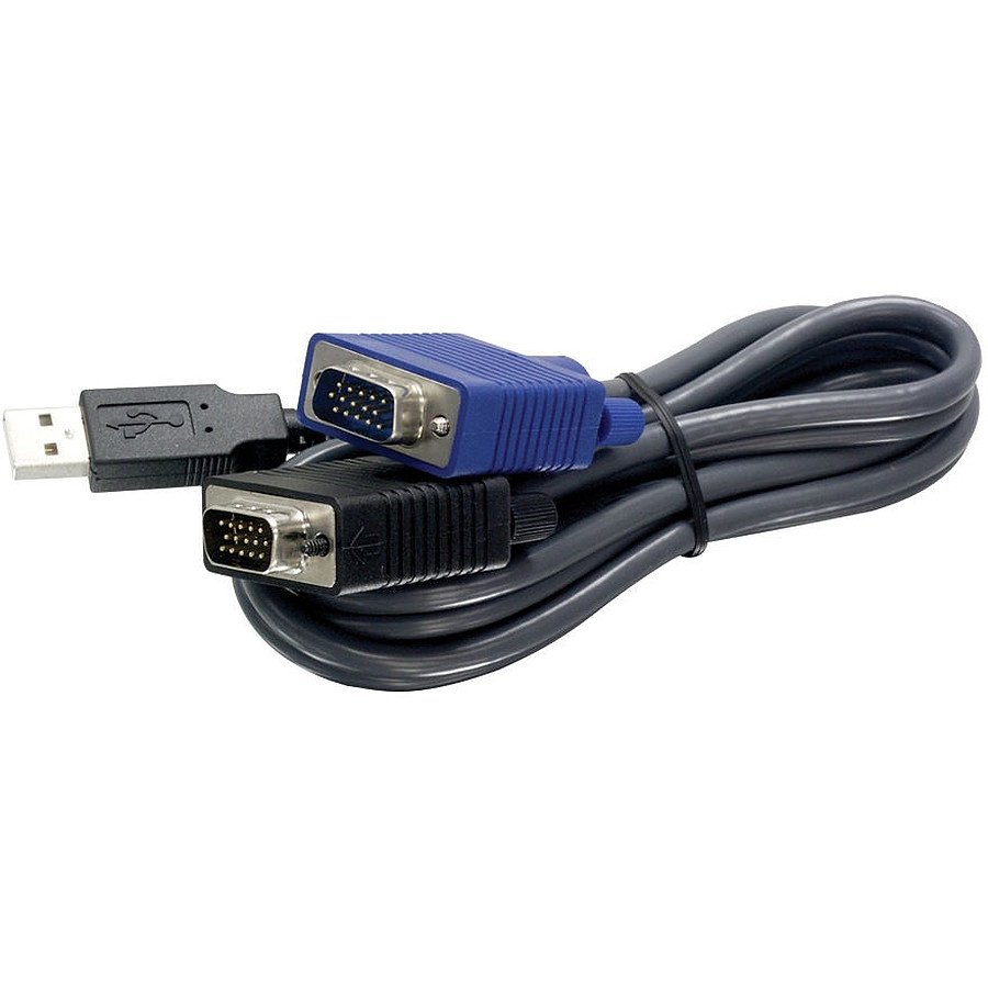 KVM TrendNet TK-CU10  - Câble KVM USB 3m mâle/mâle
