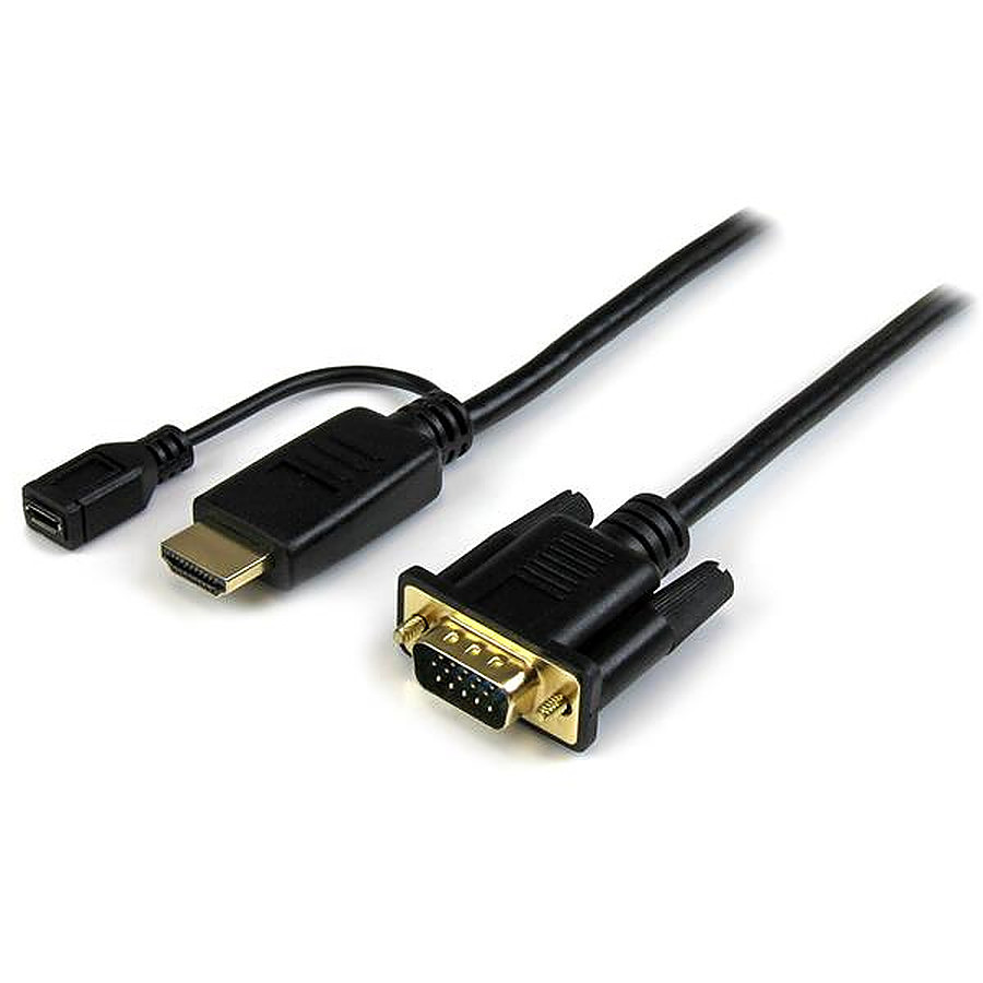 Adaptateur vidéo HDMI / VGA - Câble VGA Générique sur