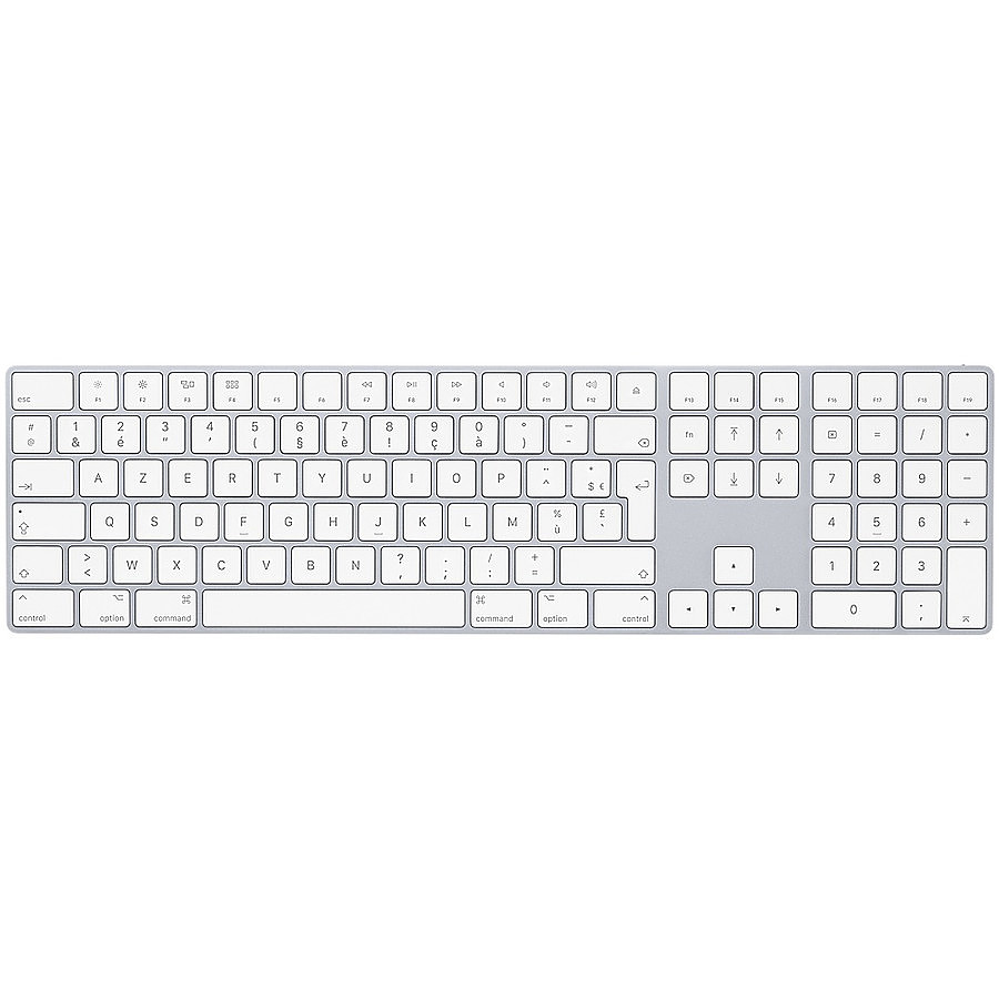 Clavier PC Apple Magic Keyboard avec pavé numérique - Occasion