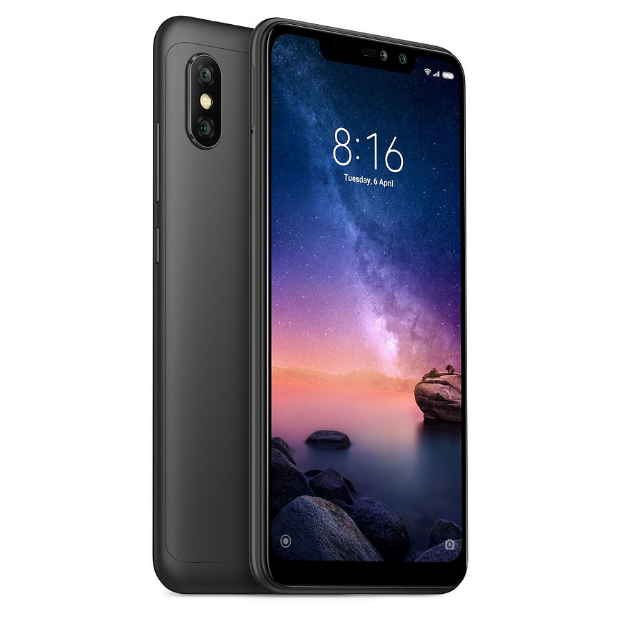 Smartphone reconditionné Xiaomi Redmi Note 6 Pro (noir) - 32 Go - 3 Go · Reconditionné