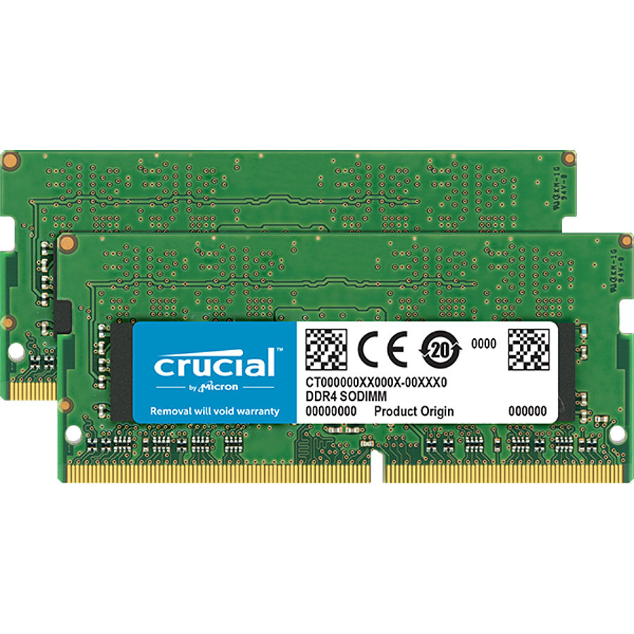 Crucial RAM 32Go DDR5 4800MHz CL40 Mémoire d'Ordinateur Portable  CT32G48C40S5
