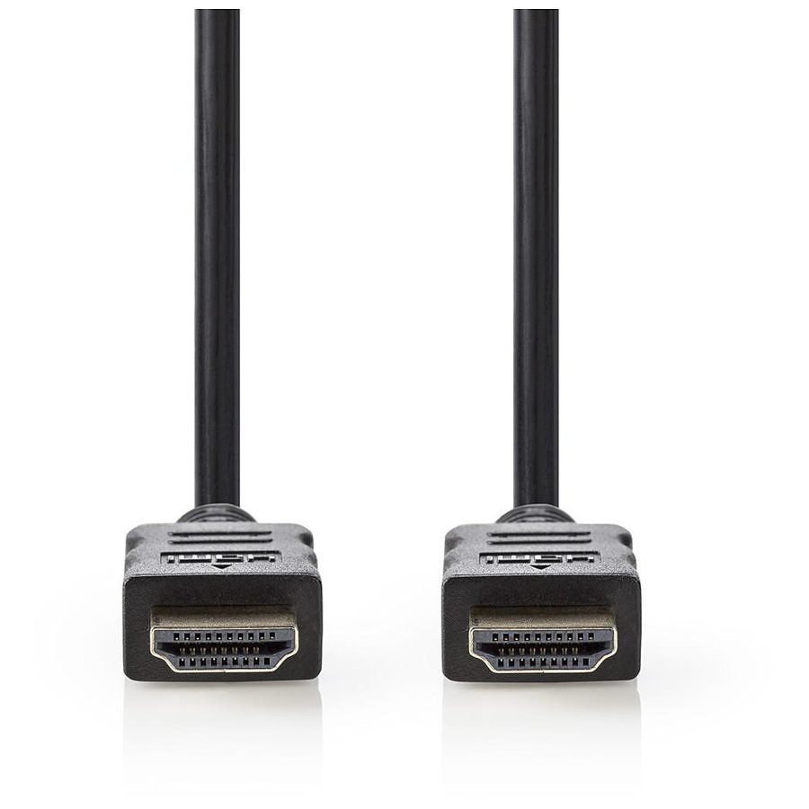 Câble HDMI NEDIS Câble HDMI haute vitesse avec Ethernet Noir (1 mètre)