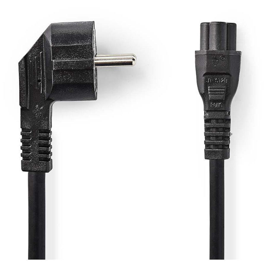 Câble d'alimentation NEDIS Câble d'alimentation coudé tripolairer noir - 10 mètres