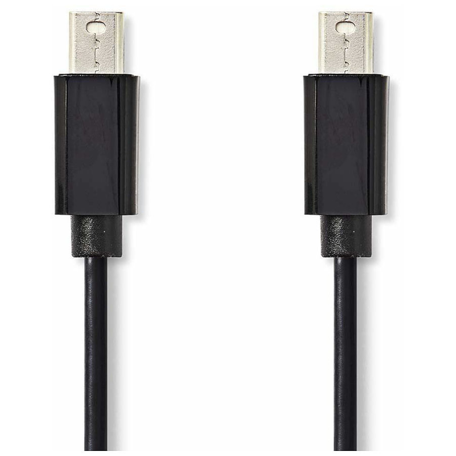 Câble DisplayPort NEDIS Câble Mini DisplayPort mâle/mâle Noir (1 mètre)
