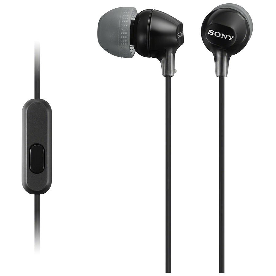 Casque Audio Sony MDR-EX15AP Noir - Écouteurs