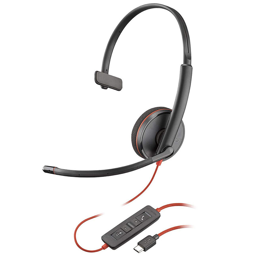 Casque micro Plantronics Blackwire C3210 USB-C