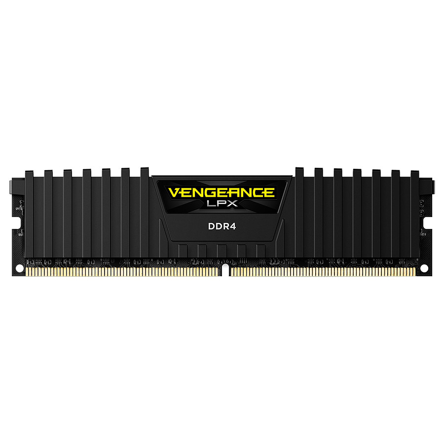 Mémoire Corsair Vengeance LPX Black - 1 x 8 Go (8 Go) - DDR4 3200 MHz - CL16 - Ryzen Edition